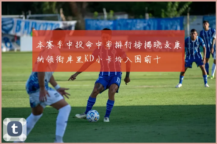 本赛季中投命中率排行榜揭晓麦康纳领衔库里KD小卡均入围前十
